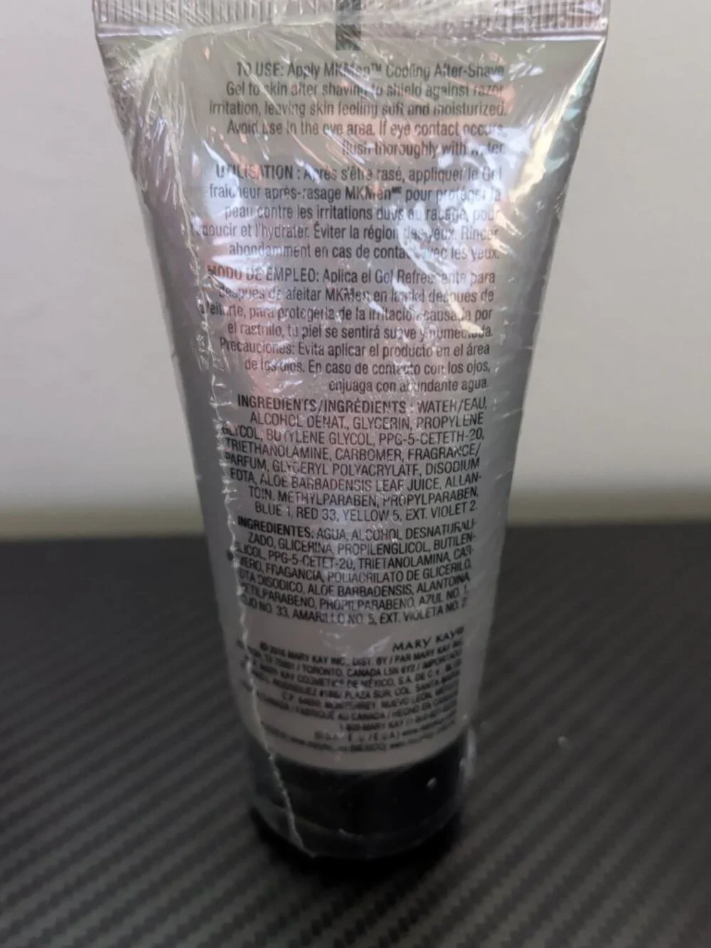 Mary Kay MK Men Cooling After-Shave Gel New Sealed In Plastic 2.5 FL. OZ/73 mL